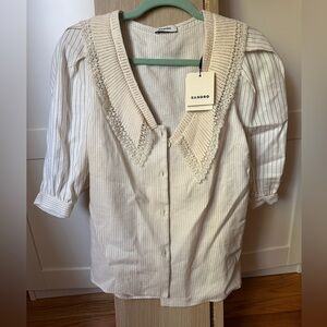 THREE Sandro tops. Either NWOT or NWT